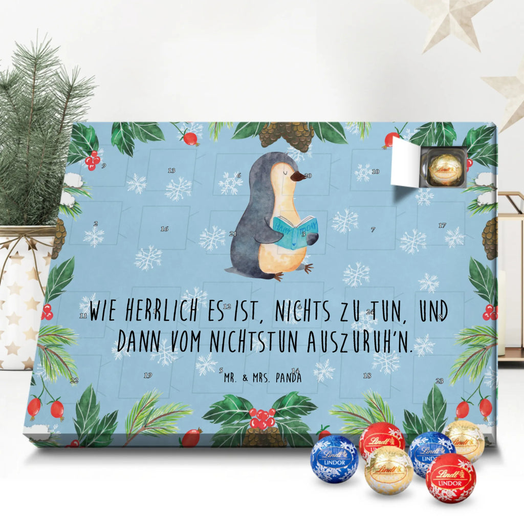 Kugel Markenschokolade Adventskalender Pinguin Buch Adventskalender, Weihnachtskalender, Kalender, Weihnachten, Schokoladen Adventskalender, Kugel Markenschokolade Adventskalender, Pinguin, Pinguine, Buch, Lesen, Bücherwurm, Nichtstun, Faulenzen, Ferien, Urlaub, Freizeit