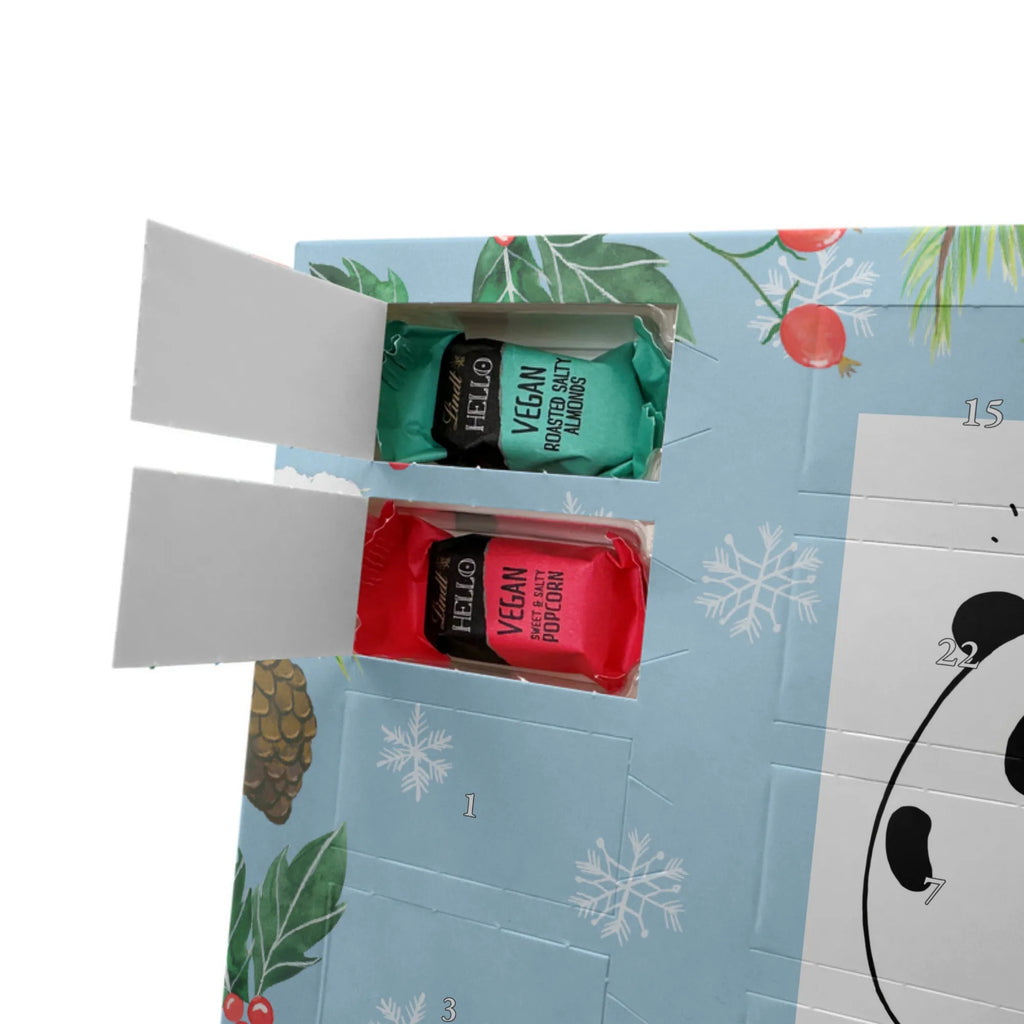 Veganer Adventskalender Panda Geburtstag Schokoladen Adventskalender