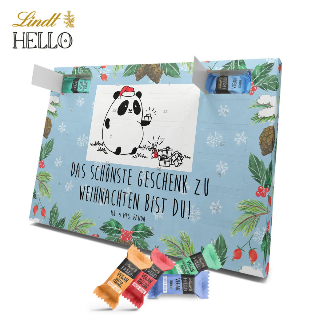 Veganer Adventskalender Panda Weihnachtsgeschenk Schokoladen Adventskalender