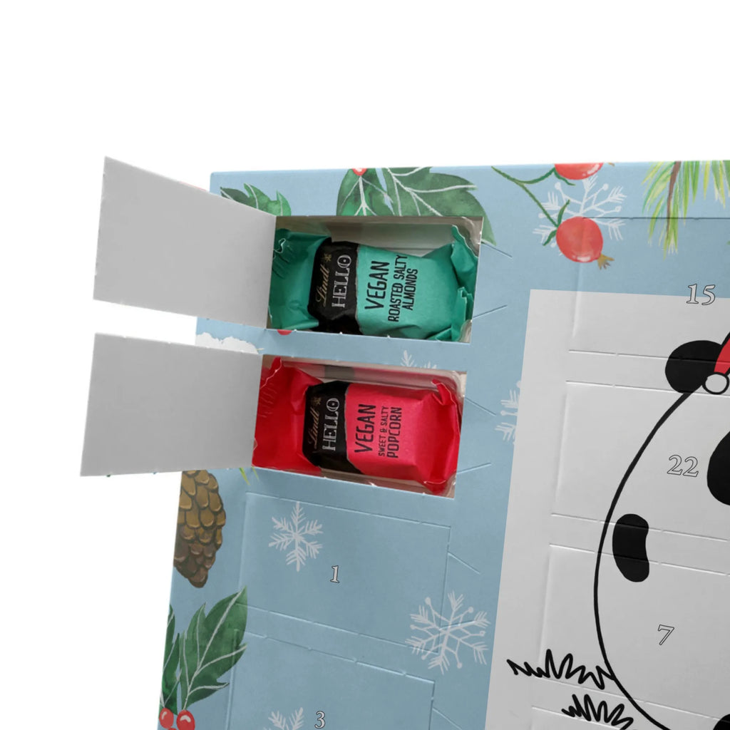 Veganer Adventskalender Panda Weihnachtsgeschenk Schokoladen Adventskalender