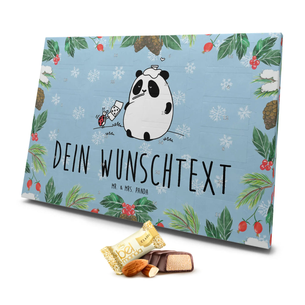 Personalisierter Marzipan Adventskalender Panda Gute Besserung Personalisierter Marzipan Adventskalender