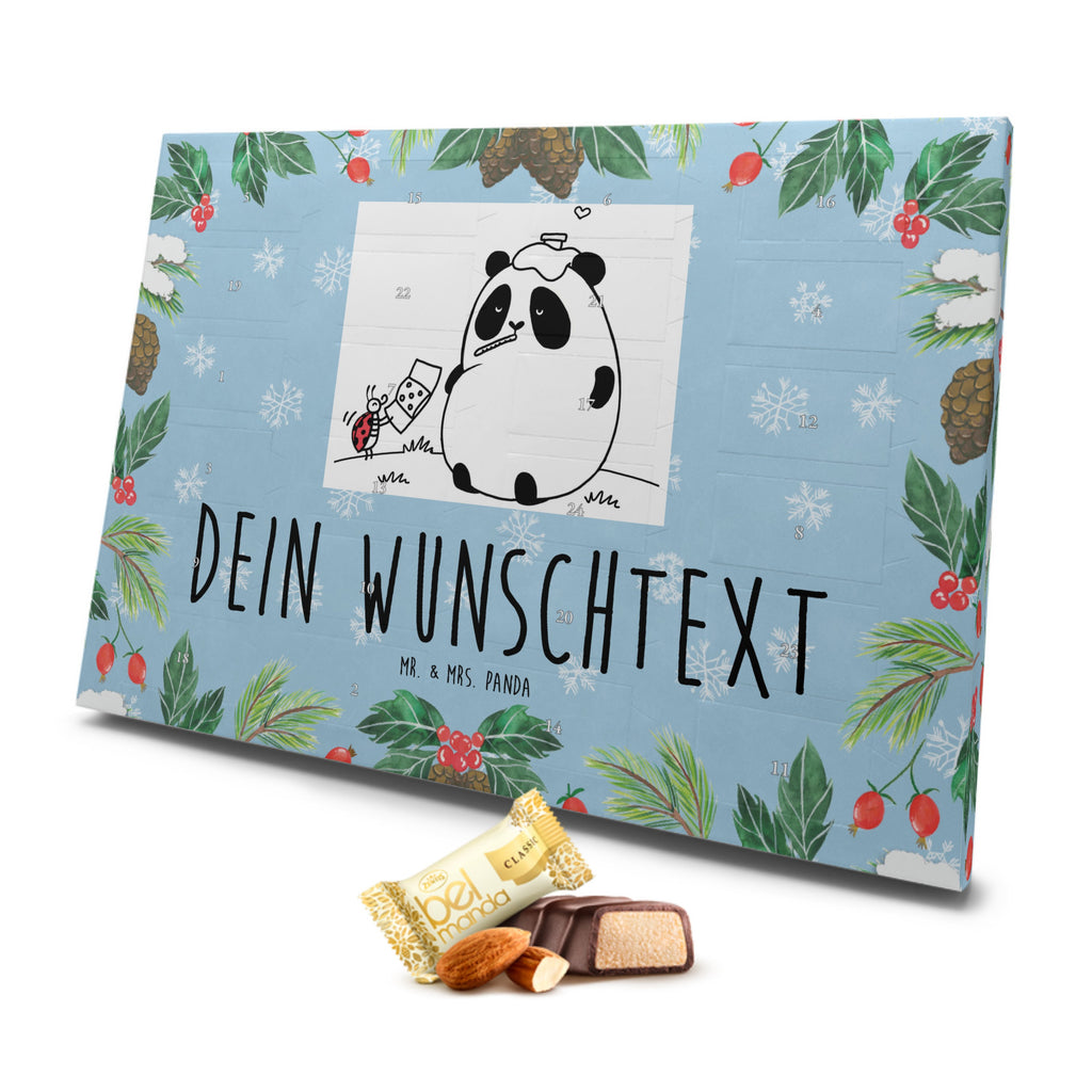 Personalisierter Marzipan Adventskalender Panda Gute Besserung Personalisierter Marzipan Adventskalender