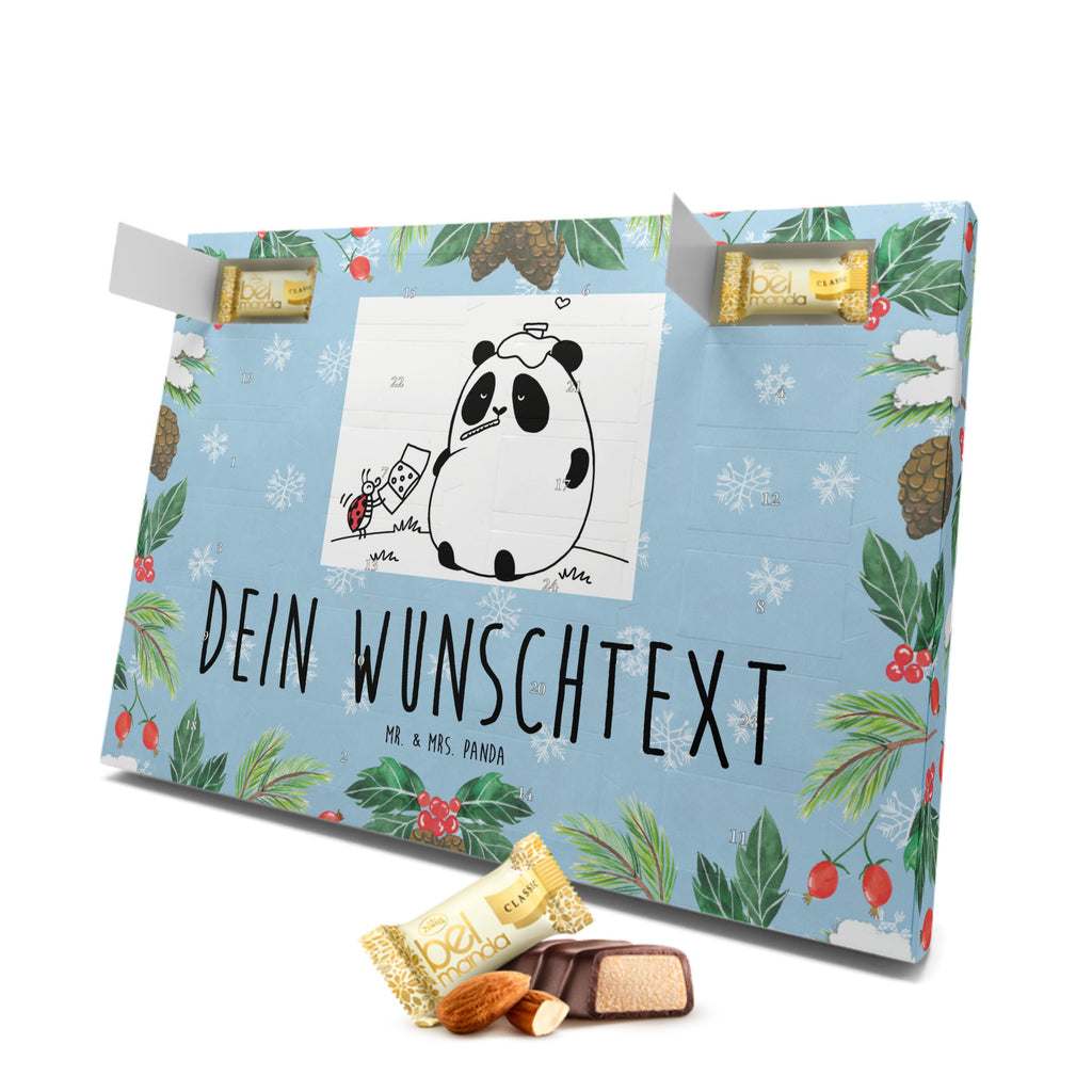 Personalisierter Marzipan Adventskalender Panda Gute Besserung Personalisierter Marzipan Adventskalender