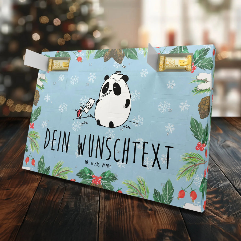 Personalisierter Marzipan Adventskalender Panda Gute Besserung Personalisierter Marzipan Adventskalender