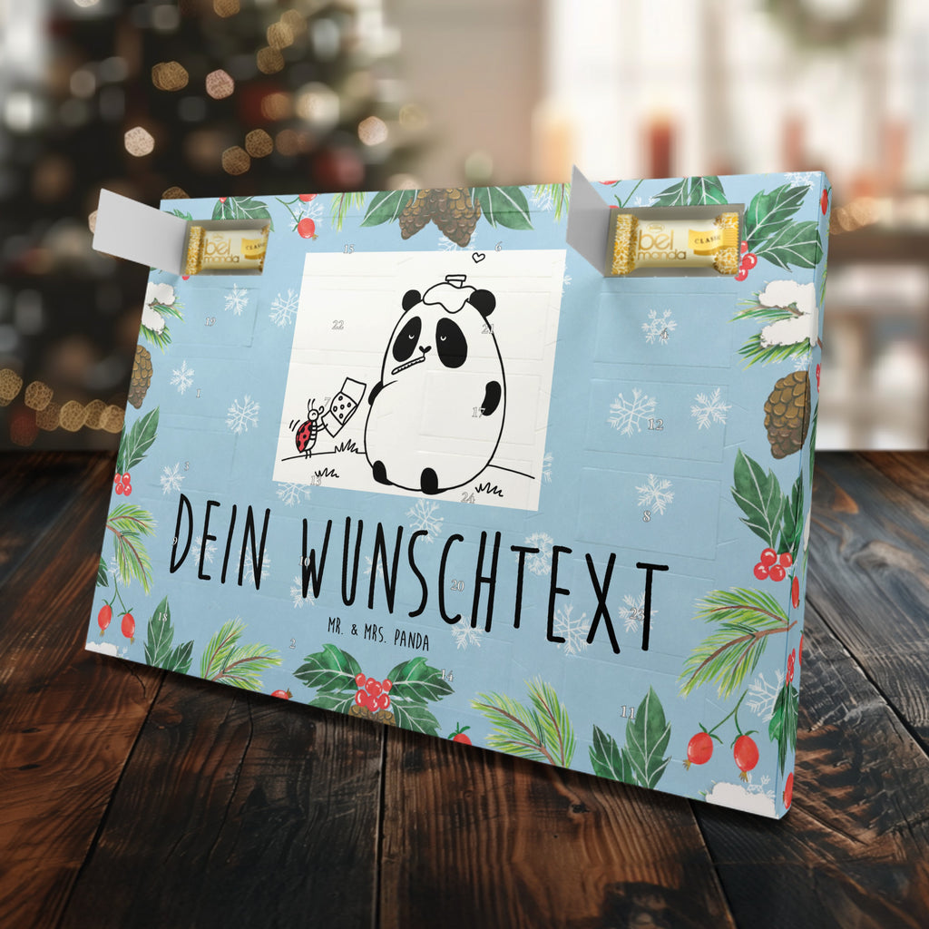 Personalisierter Marzipan Adventskalender Panda Gute Besserung Personalisierter Marzipan Adventskalender