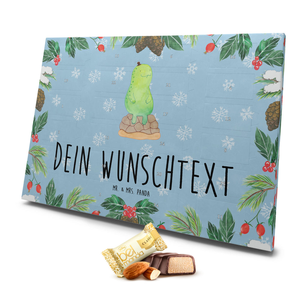 Personalisierter Marzipan Adventskalender Schildkröte Pause Personalisierter Marzipan Adventskalender, Schildkröte, Achtsamkeit, Entschleunigen, achtsam