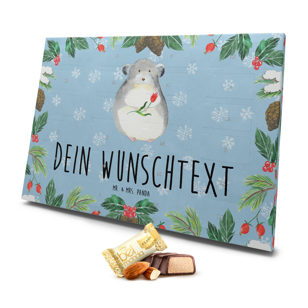 Personalisierter Marzipan Adventskalender Chinchilla Blume Personalisierter Marzipan Adventskalender, Tiermotive, Gute Laune, lustige Sprüche, Tiere, Chinchilla, Chinchillas, Liebeskummer, Kummer, Depressionen, traurig sein, Chaos, Glücklichsein, Büro, Büroalltag