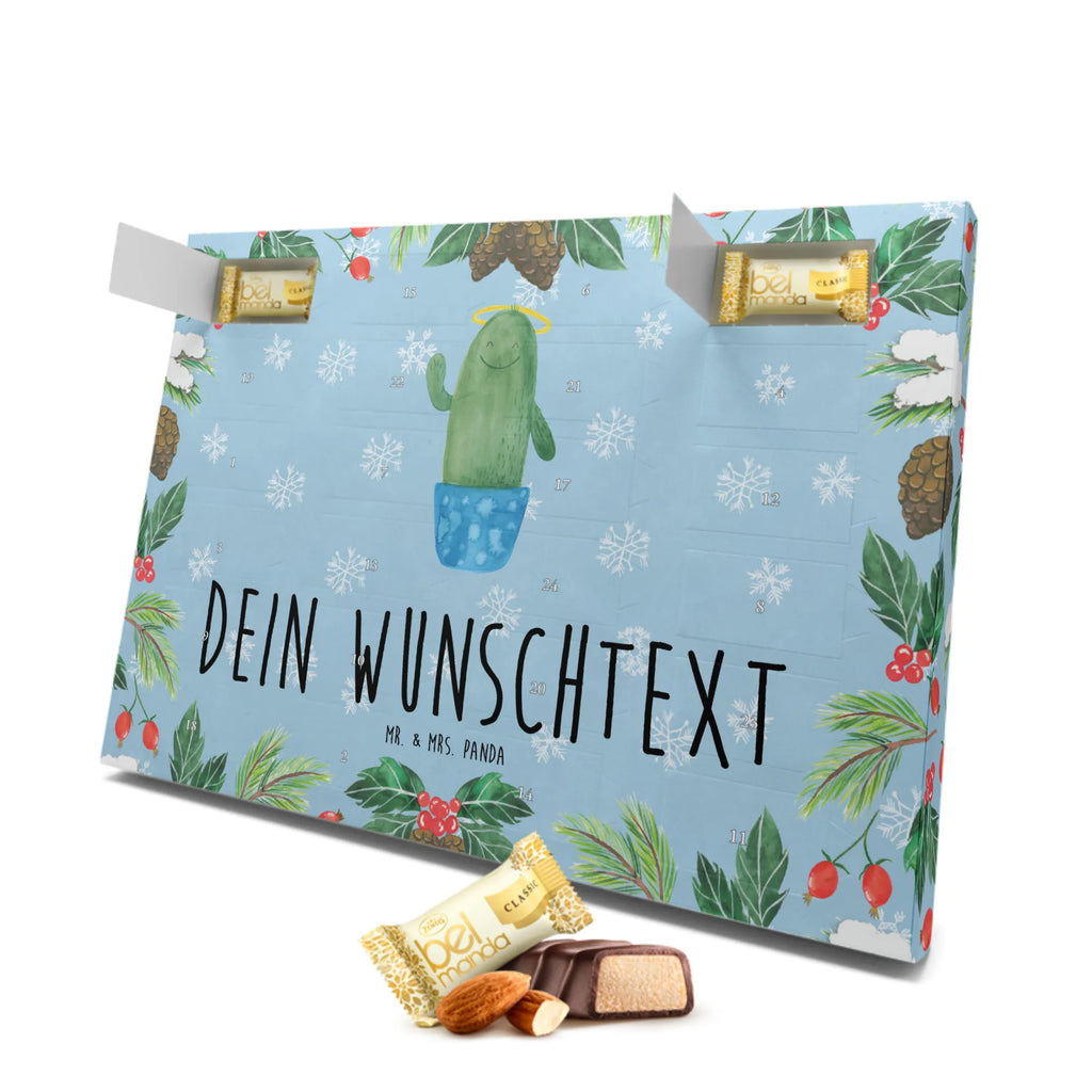 Personalisierter Marzipan Adventskalender Kaktus Heilig Personalisierter Marzipan Adventskalender, Kaktus, Kakteen, frech, lustig, Kind, Eltern, Familie, Bruder, Schwester, Schwestern, Freundin, Heiligenschein