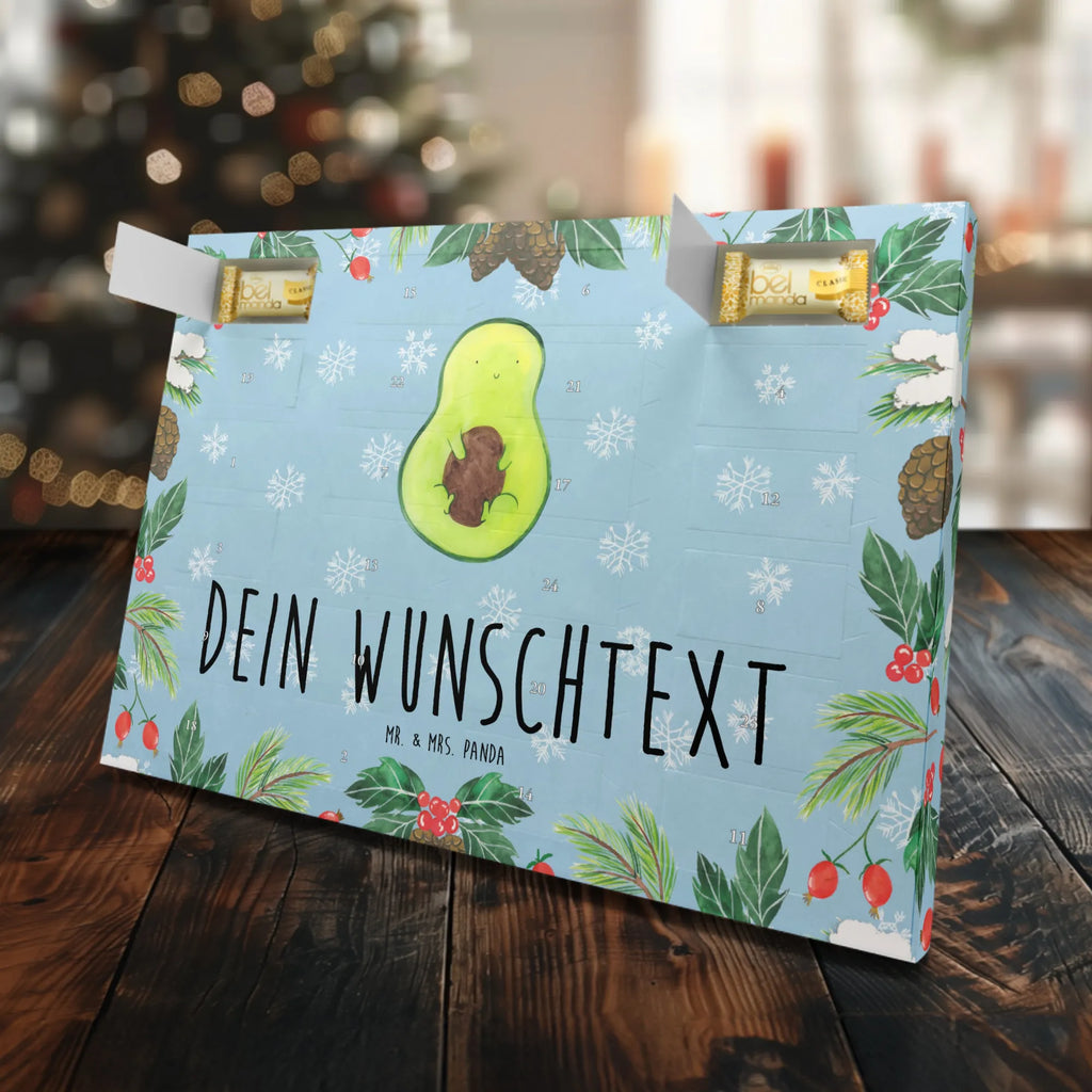 Personalisierter Marzipan Adventskalender Avocado Kern Personalisierter Marzipan Adventskalender, Avocado, Veggie, Vegan, Gesund, Avokado, Avocadokern, Kern, Pflanze, Spruch Leben