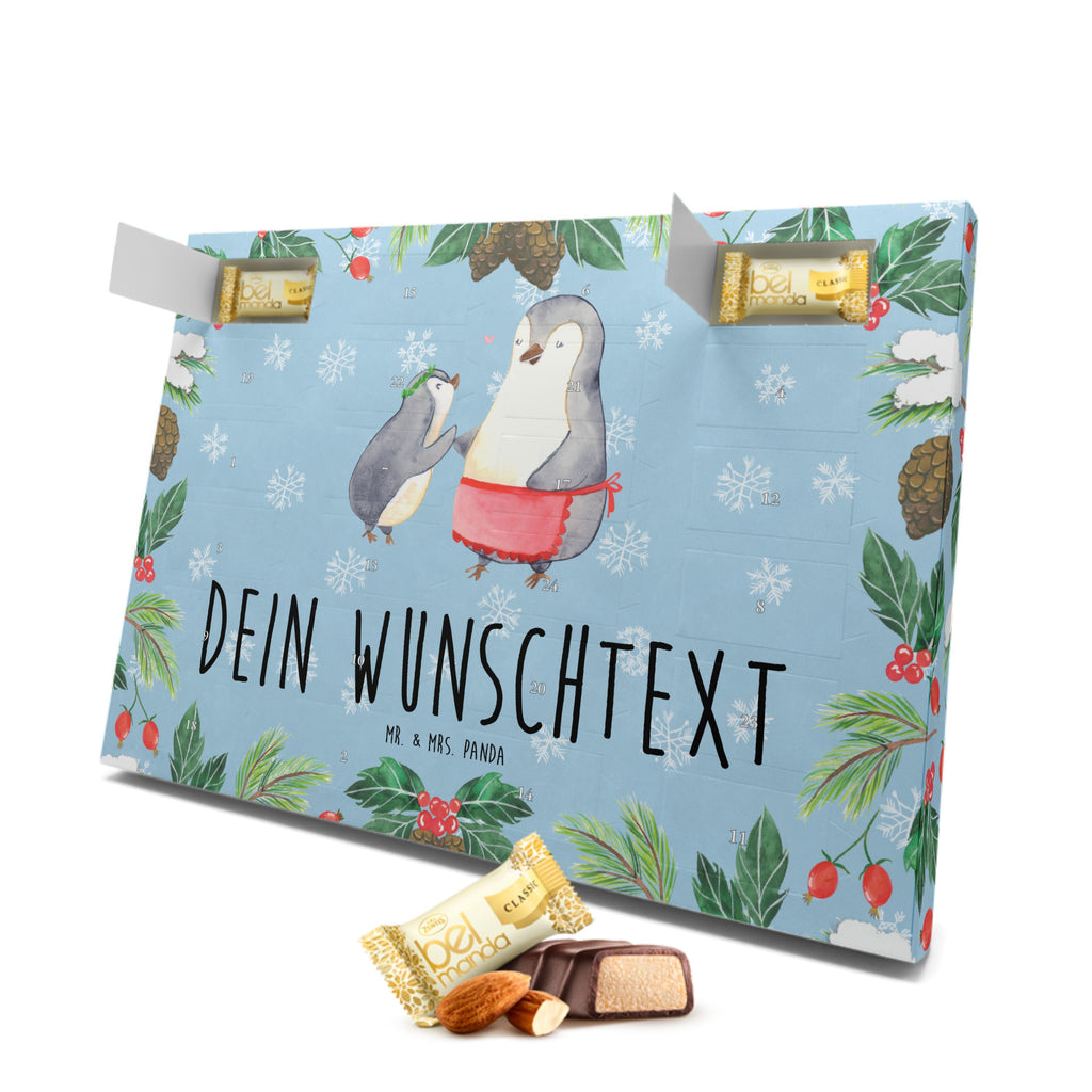 Personalisierter Marzipan Adventskalender Pinguin mit Kind Personalisierter Marzipan Adventskalender, Familie, Vatertag, Muttertag, Bruder, Schwester, Mama, Papa, Oma, Opa, Geschenk, Mami, Mutti, Mutter, Geburststag