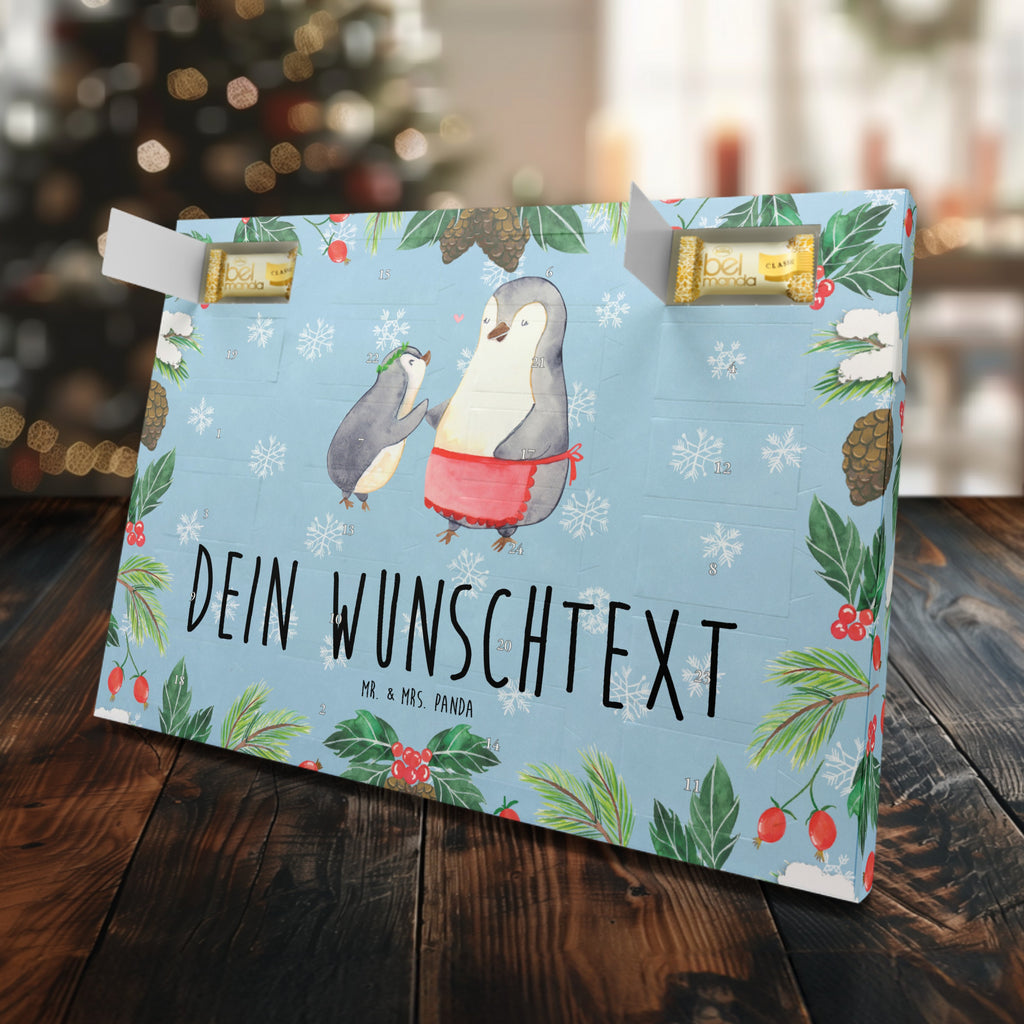 Personalisierter Marzipan Adventskalender Pinguin mit Kind Personalisierter Marzipan Adventskalender, Familie, Vatertag, Muttertag, Bruder, Schwester, Mama, Papa, Oma, Opa, Geschenk, Mami, Mutti, Mutter, Geburststag