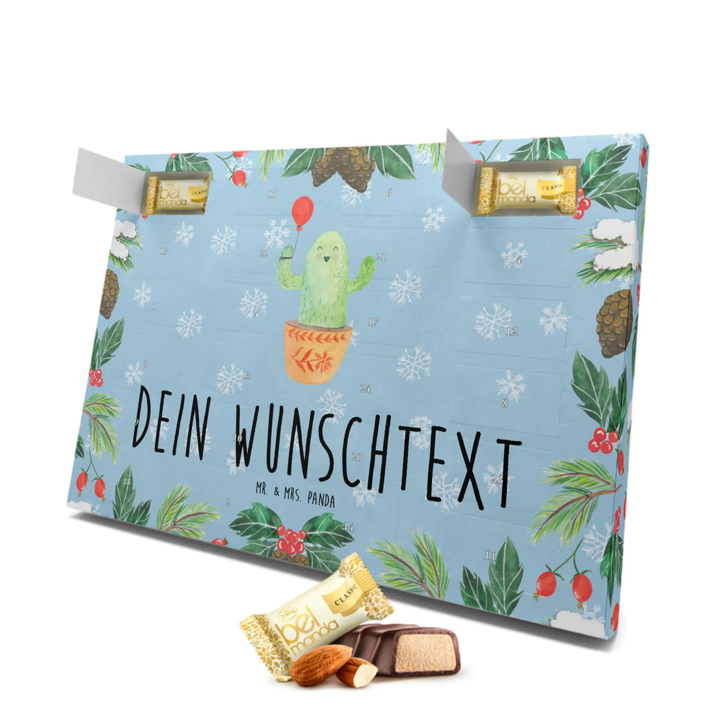 Personalisierter Marzipan Adventskalender Kaktus Luftballon Personalisierter Marzipan Adventskalender, Kaktus, Kakteen, Luftballon, Neustart, Freude, Büro, Stress, Büroalltag, Freundin, Freund, Ausbildung, Prüfung