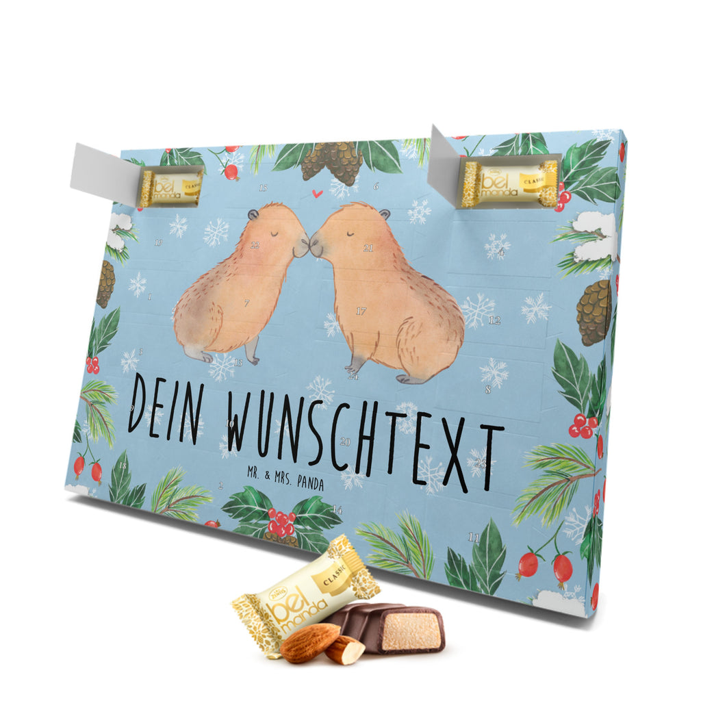 Personalisierter Marzipan Adventskalender Capybara Liebe Personalisierter Marzipan Adventskalender, Tiermotive, Gute Laune, lustige Sprüche, Tiere, Capybara, Liebe, verliebt, Paar, Jahrestag, Kuschel Capybaras, Tierliebe, Romantisches Geschenk, Handgezeichnet, Verschmolzen, Geschenkidee, Beziehung, Partnertiere, Ich bin deins, Du bist meins, Liebesspruch, Herzlich, Valentinstag, Ehejubiläum, Liebesbeweis