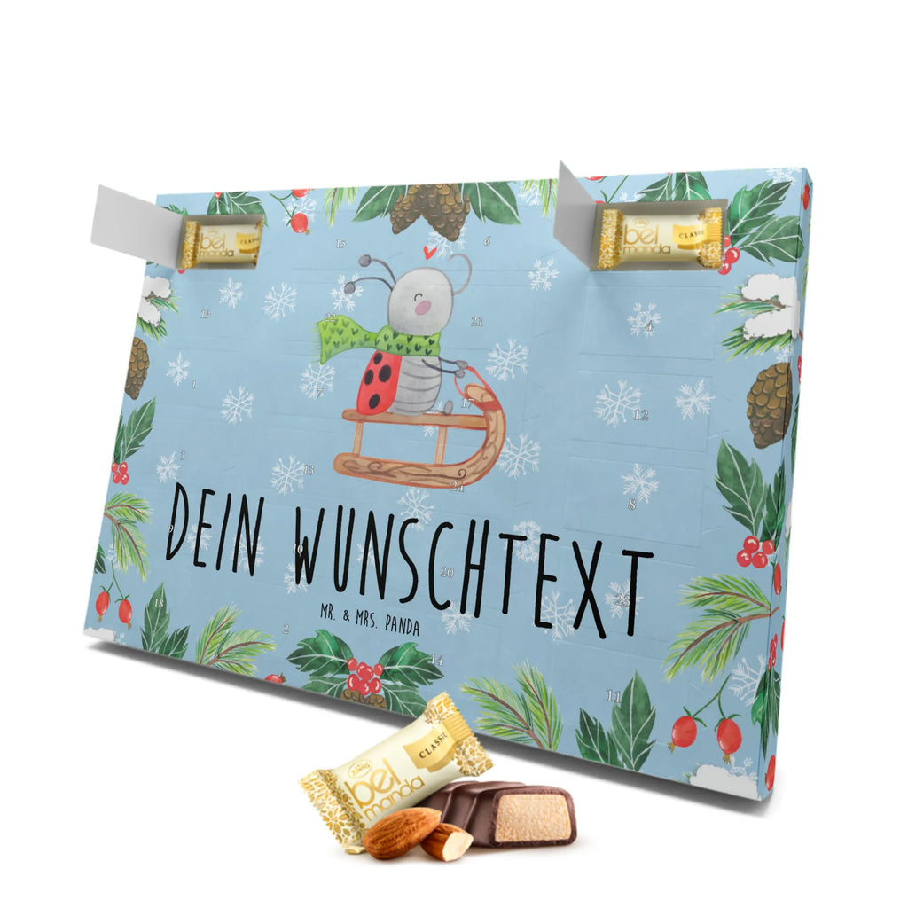 Personalisierter Marzipan Adventskalender Smörle Rodeln Personalisierter Marzipan Adventskalender, Winter, Weihnachten, Weihnachtsdeko, Nikolaus, Advent, Heiligabend, Wintermotiv, Schlittenfahren, Smörle, Marzipan