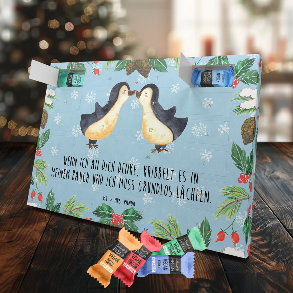 Veganer Adventskalender Pinguine Kuss Schokoladen Adventskalender, Liebe, Partner, Freund, Freundin, Ehemann, Ehefrau, Heiraten, Verlobung, Heiratsantrag, Liebesgeschenk, Jahrestag, Hocheitstag, Valentinstag, Geschenk für Frauen, Hochzeitstag, Mitbringsel, Geschenk für Freundin, Geschenk für Partner, Liebesbeweis, für Männer, für Ehemann