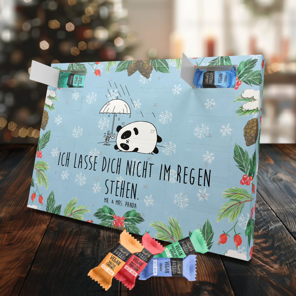 Veganer Adventskalender Panda Freundschaft Schokoladen Adventskalender