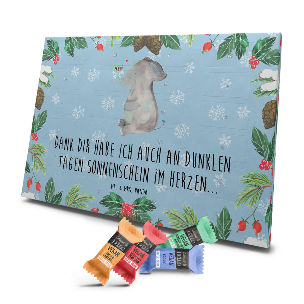 Veganer Adventskalender Elefant Biene Schokoladen Adventskalender, Tiermotive, Gute Laune, lustige Sprüche, Tiere, Elefant, Biene, Liebe, Liebesbeweis, Jahrestag, Liebesgeschenk, Heiratsantrag, Hochzeitsgeschenk, Liebesspruch