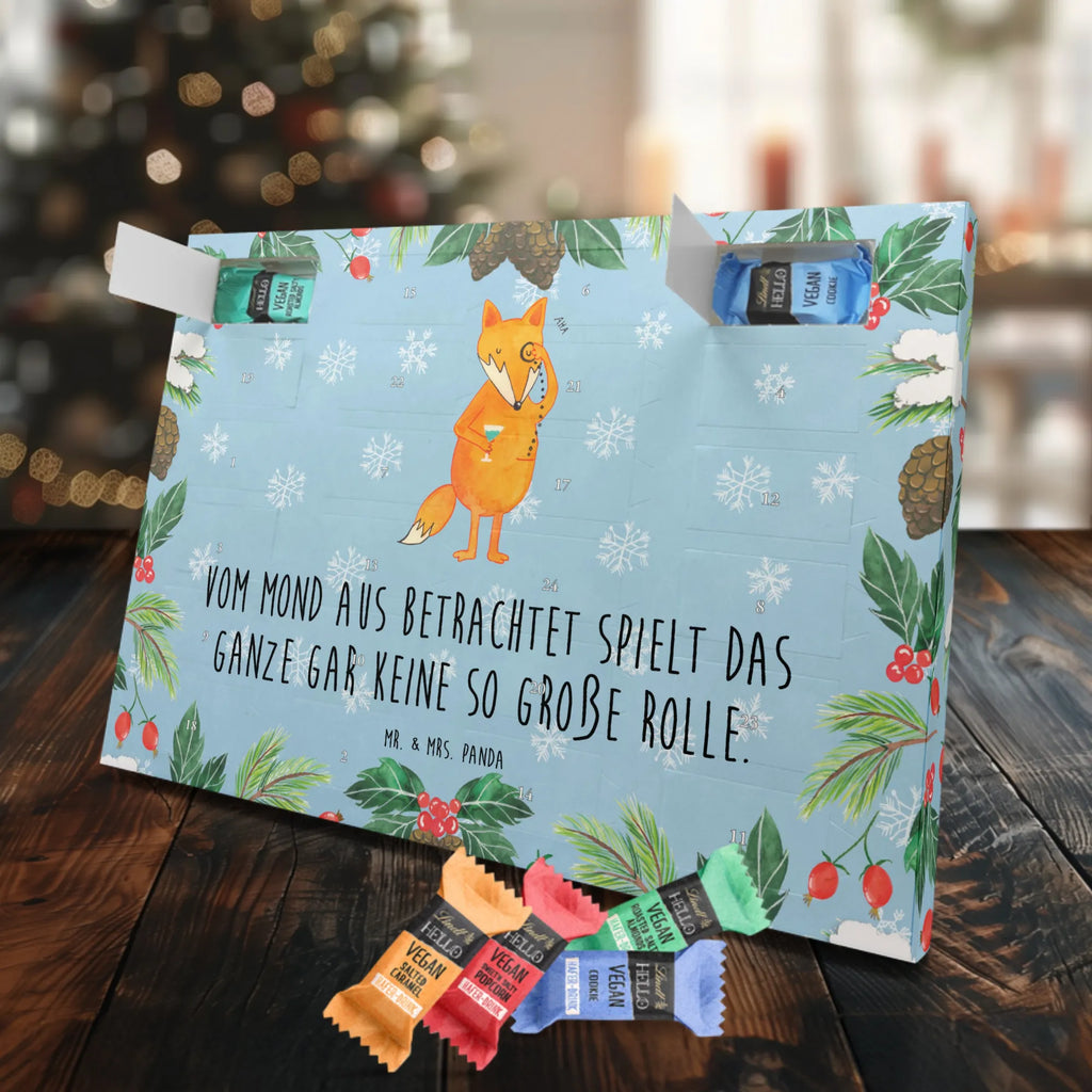 Veganer Adventskalender Fuchs Lord Schokoladen Adventskalender, Fuchs, Füchse, tröstende Worte, Spruch lustig, Liebeskummer Geschenk, Motivation Spruch, Problemlösung