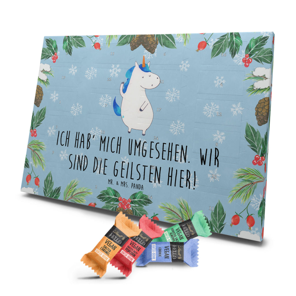 Veganer Adventskalender Einhorn Mann Schokoladen Adventskalender, Einhorn, Einhörner, Einhorn Deko, Pegasus, Unicorn, cool, Mann, Freundin, Familie, bester Freund, BFF, Party, hübsch, beste