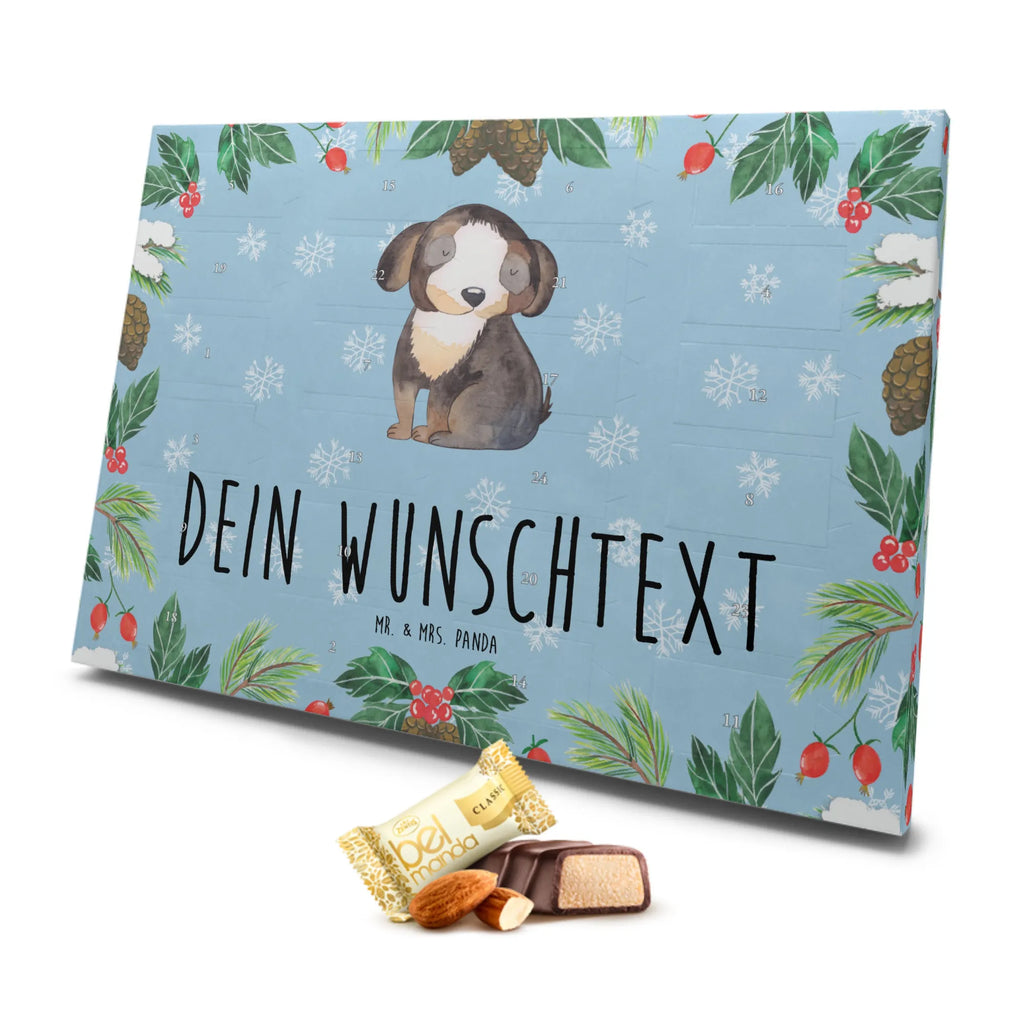 Personalisierter Marzipan Adventskalender Hund Entspannen Personalisierter Marzipan Adventskalender, Hund, Hundemotiv, Haustier, Hunderasse, Tierliebhaber, Hundebesitzer, Sprüche, schwarzer Hund, Hundeliebe, Liebe, Hundeglück