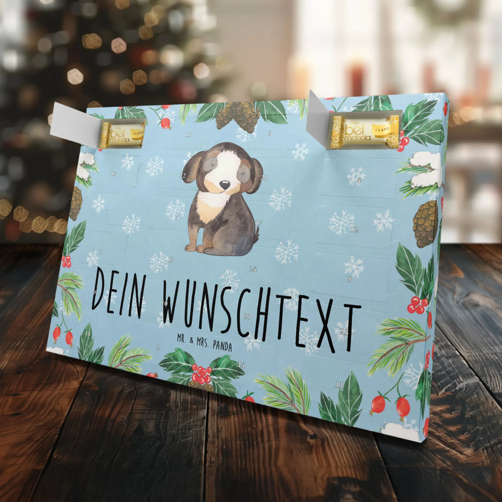 Personalisierter Marzipan Adventskalender Hund Entspannen Personalisierter Marzipan Adventskalender, Hund, Hundemotiv, Haustier, Hunderasse, Tierliebhaber, Hundebesitzer, Sprüche, schwarzer Hund, Hundeliebe, Liebe, Hundeglück