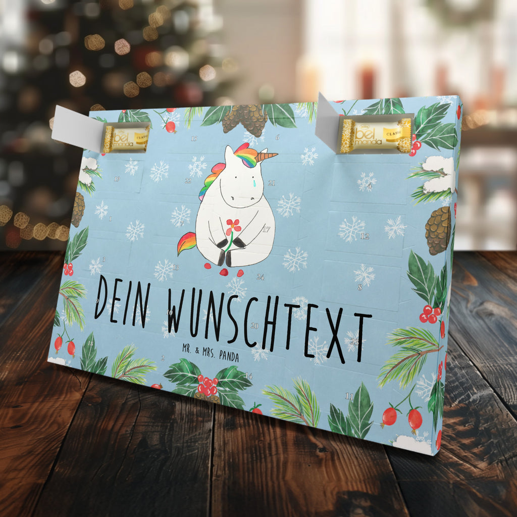 Personalisierter Marzipan Adventskalender Einhorn Traurig Personalisierter Marzipan Adventskalender, Einhorn, Einhörner, Einhorn Deko, Pegasus, Unicorn, Glitzer, Trösten. Freundschaft, Freunde, Liebe, Trauer, Grußkarte, Blume