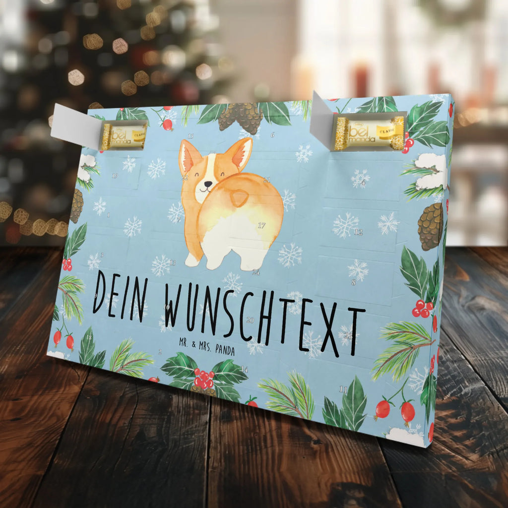 Personalisierter Marzipan Adventskalender Corgi Po Personalisierter Marzipan Adventskalender, Hund, Hundemotiv, Haustier, Hunderasse, Tierliebhaber, Hundebesitzer, Sprüche, Corgie, Hundeliebe, Motivation, Selbstliebe, Spruch