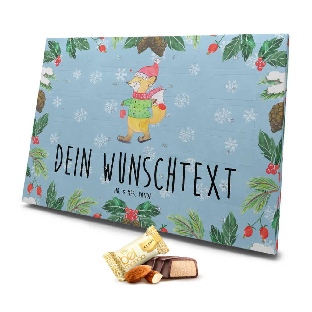 Personalisierter Marzipan Adventskalender Fuchs  Schlittschuhe Personalisierter Marzipan Adventskalender, Winter, Weihnachten, Weihnachtsdeko, Nikolaus, Advent, Heiligabend, Wintermotiv, Weihnachtsmann, Weihnachtstage, Weihnachtsbaum, Tannenbaum, Weihnachtszeit