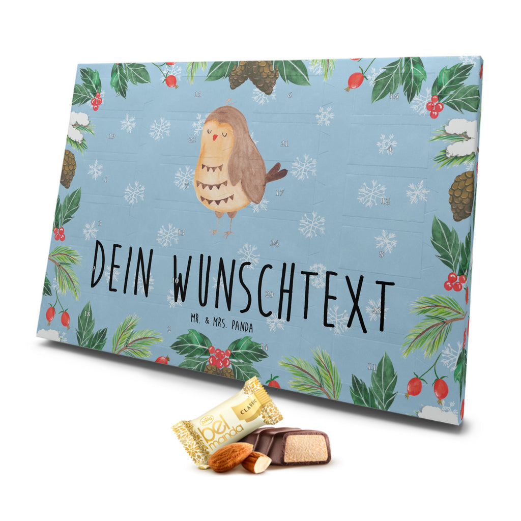 Personalisierter Marzipan Adventskalender Eule Zufrieden Personalisierter Marzipan Adventskalender, Eule, Eule Spruch, Eule deko, Owl, Liebe Spruch, Romantisch, Wortspiel lustig, Spruch schön, Geschenk Hochzeitstag