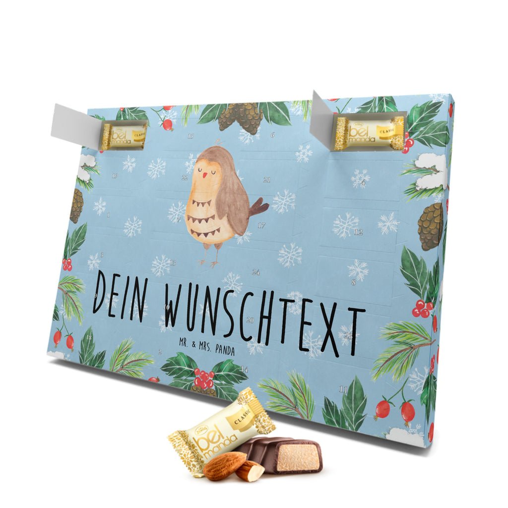 Personalisierter Marzipan Adventskalender Eule Zufrieden Personalisierter Marzipan Adventskalender, Eule, Eule Spruch, Eule deko, Owl, Liebe Spruch, Romantisch, Wortspiel lustig, Spruch schön, Geschenk Hochzeitstag