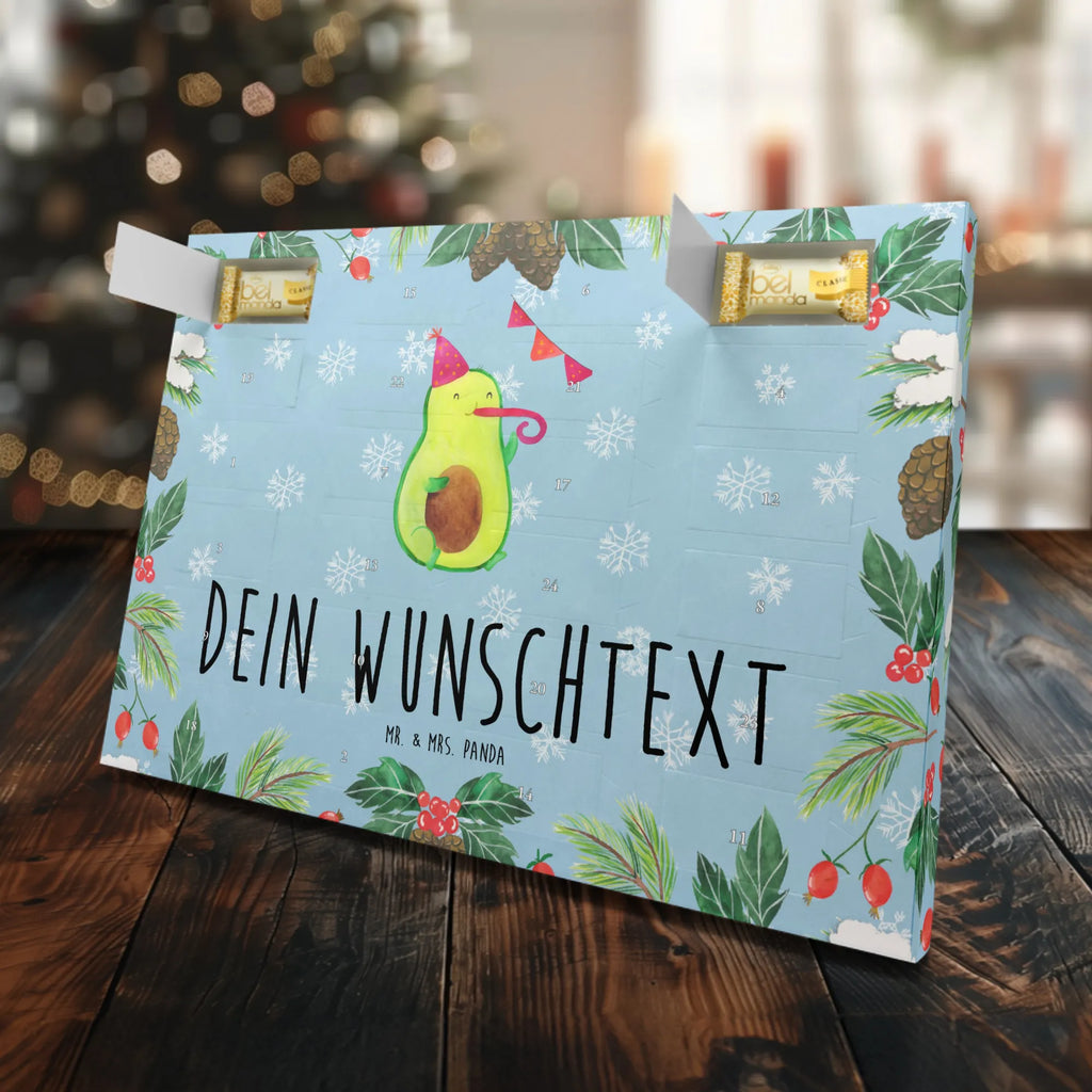 Personalisierter Marzipan Adventskalender Avocado Party Zeit Personalisierter Marzipan Adventskalender, Avocado, Veggie, Vegan, Gesund