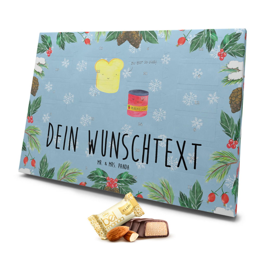 Personalisierter Marzipan Adventskalender Toast Marmelade Personalisierter Marzipan Adventskalender, Tiermotive, Gute Laune, lustige Sprüche, Tiere, Toast, Marmelade, Dreamteam, süße Postkarte, süß, Küche Deko, Küche Spruch, Frühstück Einladung, Brot, Toastbrot