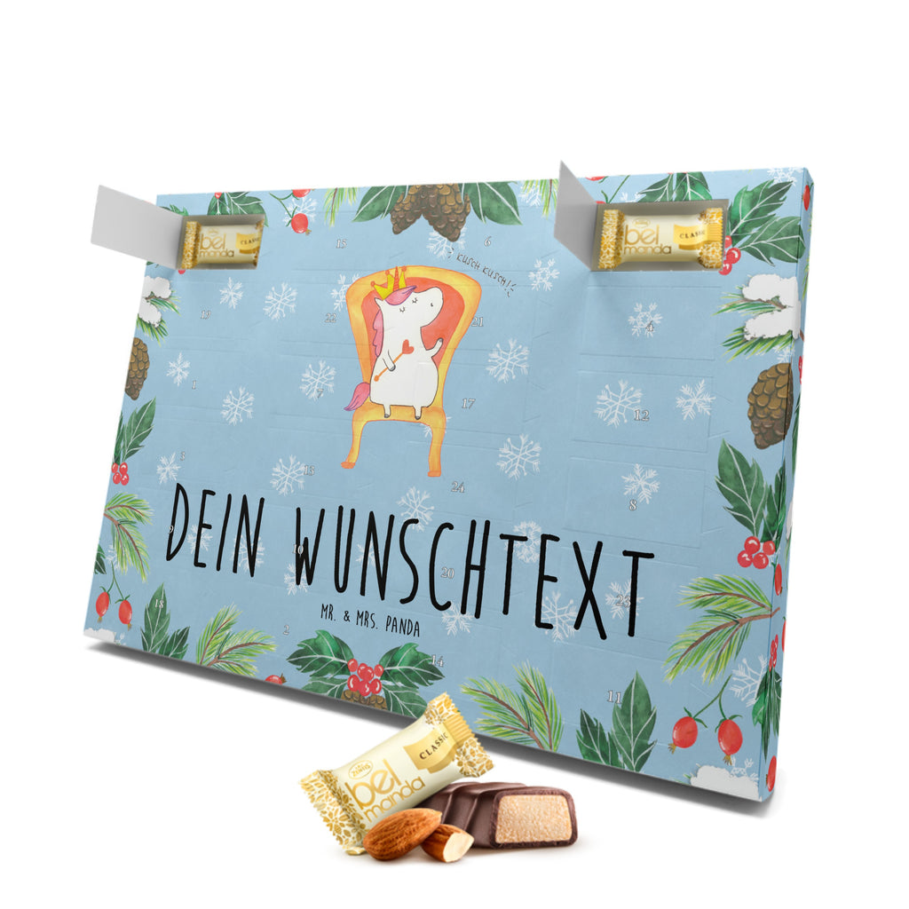 Personalisierter Marzipan Adventskalender Einhorn König Personalisierter Marzipan Adventskalender, Einhorn, Einhörner, Einhorn Deko, Pegasus, Unicorn, König, Präsident, Bundeskanzler, Herrscher, Kaiser, Prinzessin, Krone