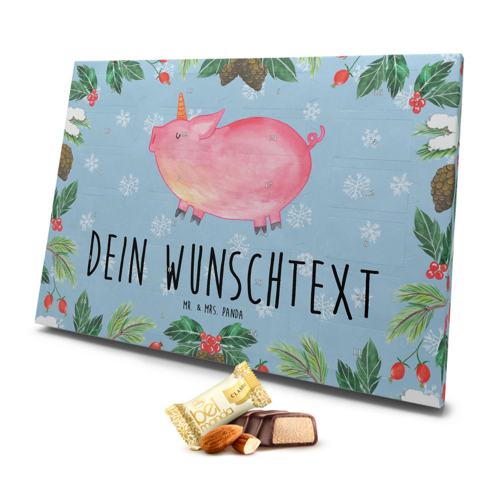 Personalisierter Marzipan Adventskalender Einhorn Schwein Personalisierter Marzipan Adventskalender, Einhorn, Einhörner, Einhorn Deko, Pegasus, Unicorn, Party, Spaß, Schwein, Schweinhorn, Bauer, witzig. lustig, Spruch, geschenk, Pig, Piggy, funny, english, englisch