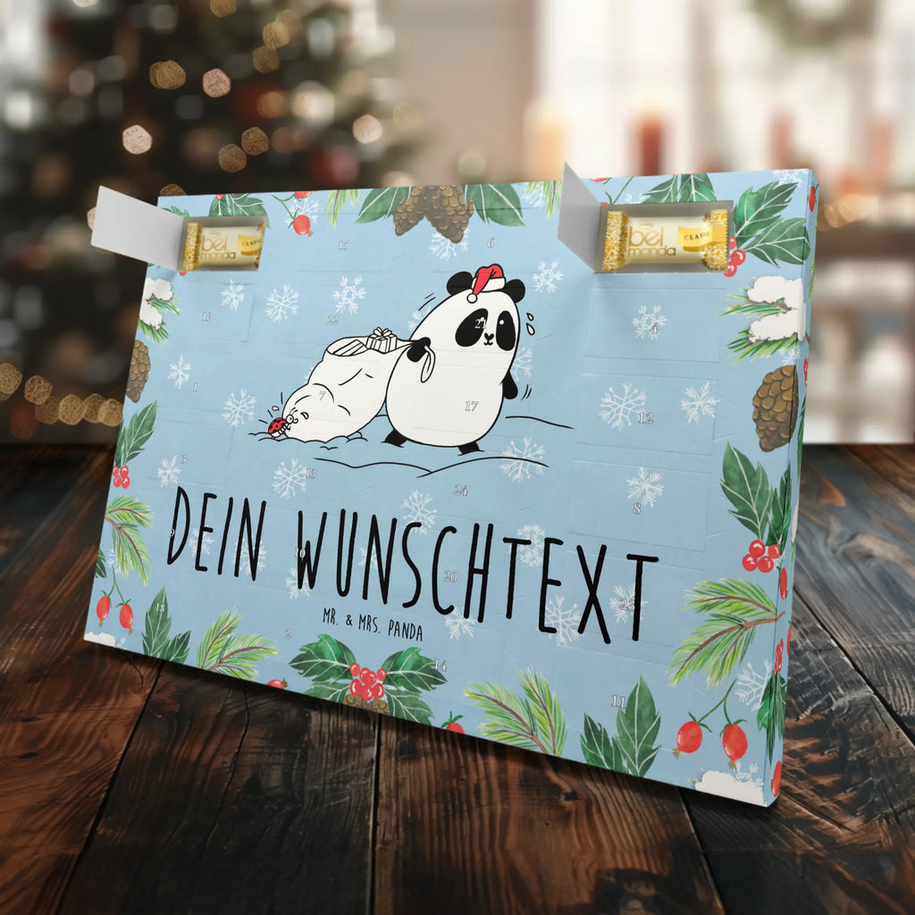 Personalisierter Marzipan Adventskalender Panda Weihnachten Personalisierter Marzipan Adventskalender