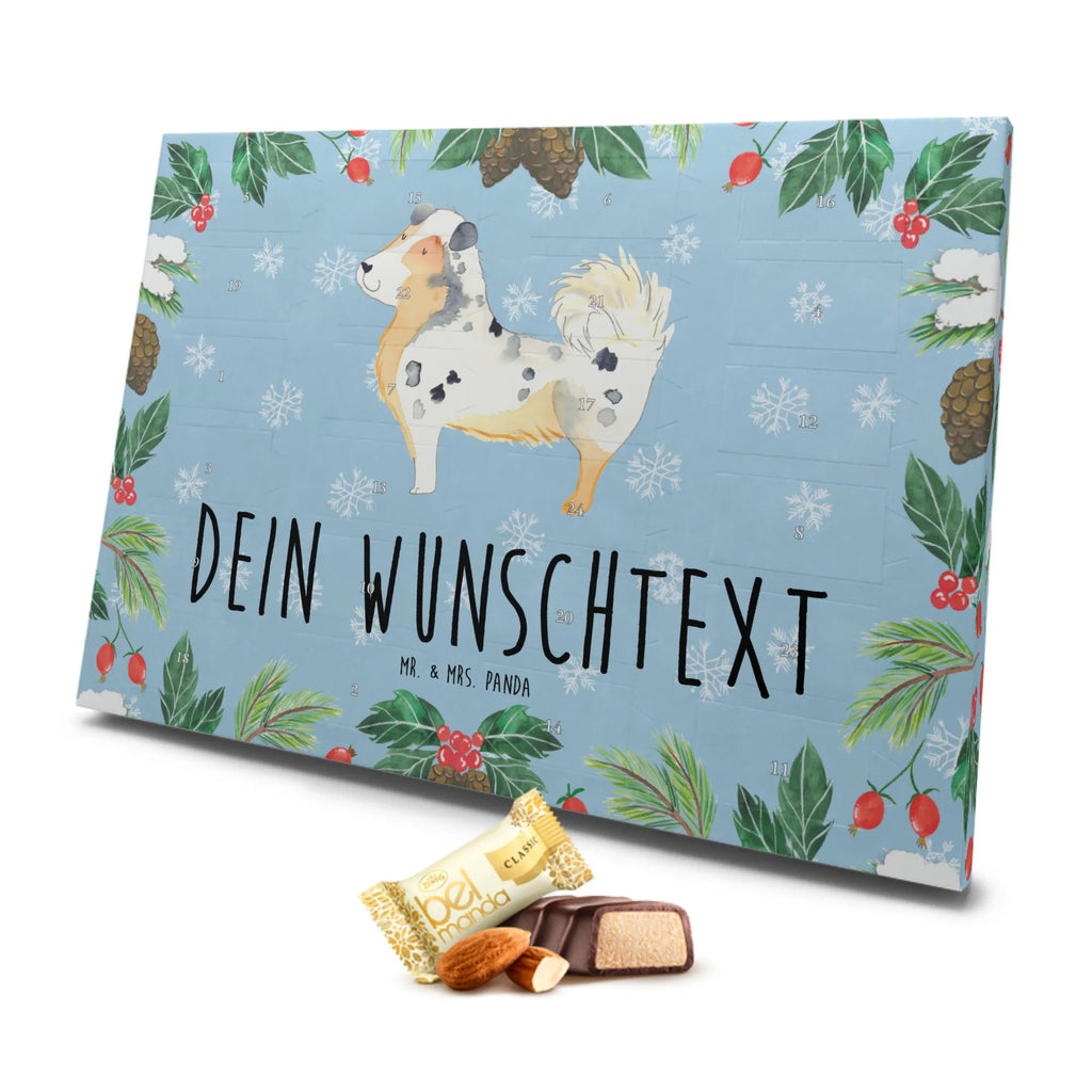 Personalisierter Marzipan Adventskalender Hund Australien Shepherd Personalisierter Marzipan Adventskalender, Hund, Hundemotiv, Haustier, Hunderasse, Tierliebhaber, Hundebesitzer, Sprüche, Australien Shepherd, Shepherd, Hundeliebe, Familienhund, Spruch