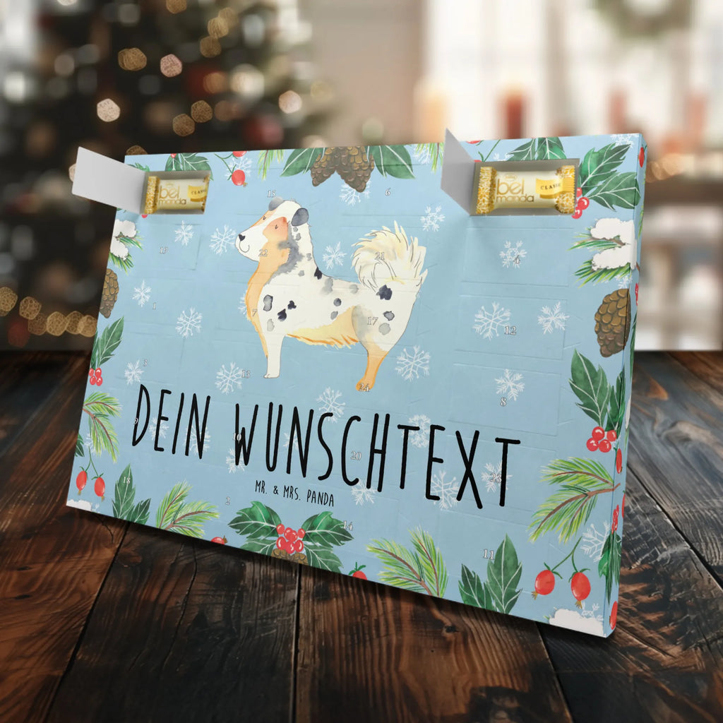 Personalisierter Marzipan Adventskalender Hund Australien Shepherd Personalisierter Marzipan Adventskalender, Hund, Hundemotiv, Haustier, Hunderasse, Tierliebhaber, Hundebesitzer, Sprüche, Australien Shepherd, Shepherd, Hundeliebe, Familienhund, Spruch