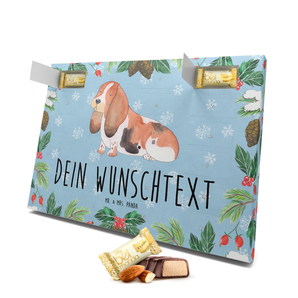 Personalisierter Marzipan Adventskalender Hund Basset Hound Personalisierter Marzipan Adventskalender, Hund, Hundemotiv, Haustier, Hunderasse, Tierliebhaber, Hundebesitzer, Sprüche, Basset Hound, Basset, Hundeliebe, kinderlos