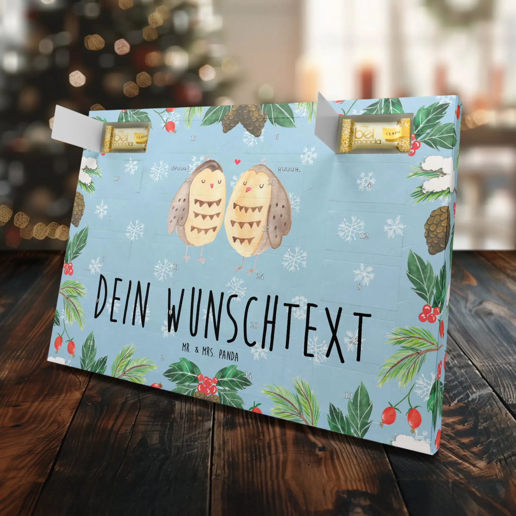 Personalisierter Marzipan Adventskalender Eulen Liebe Personalisierter Marzipan Adventskalender, Eule, Eule Deko, Liebe, Hochzeit Spruch, Owl, All you need is love, Liebe Spruch, Freundin Geschenk, Freund, Wortspiel lustig