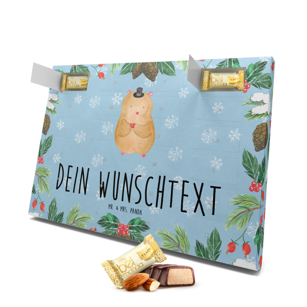 Personalisierter Marzipan Adventskalender Hamster Hut Personalisierter Marzipan Adventskalender, Tiermotive, Gute Laune, lustige Sprüche, Tiere, Hamster, Hut, Magier, Zylinder, Zwerghamster, Zauberer