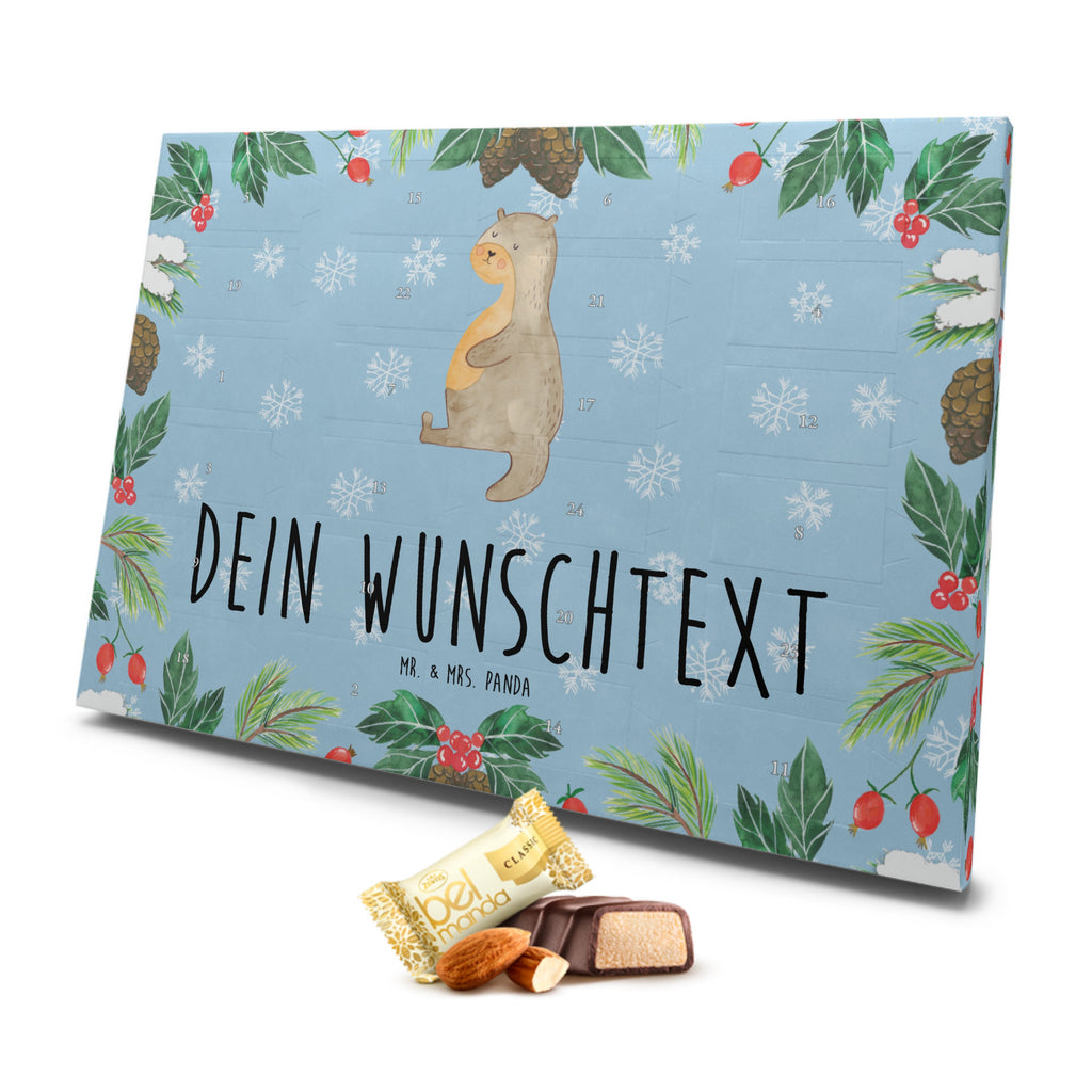 Personalisierter Marzipan Adventskalender Otter Bauch Personalisierter Marzipan Adventskalender, Otter, Fischotter, Seeotter, Otter Seeotter See Otter