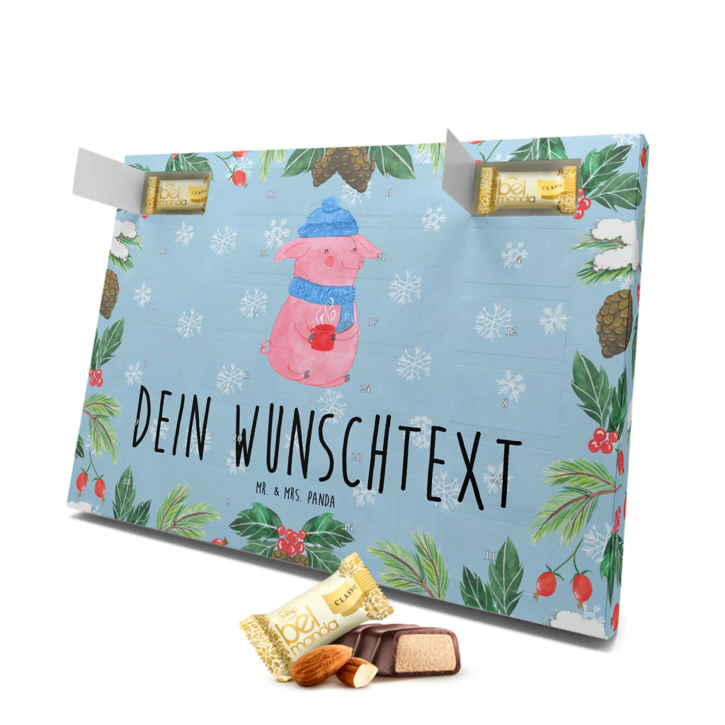 Personalisierter Marzipan Adventskalender Schweinchen Glühwein Personalisierter Marzipan Adventskalender, Winter, Weihnachten, Weihnachtsdeko, Nikolaus, Advent, Heiligabend, Wintermotiv, Glühwein, Betrunken, Weihnachtsmarkt, Spruch