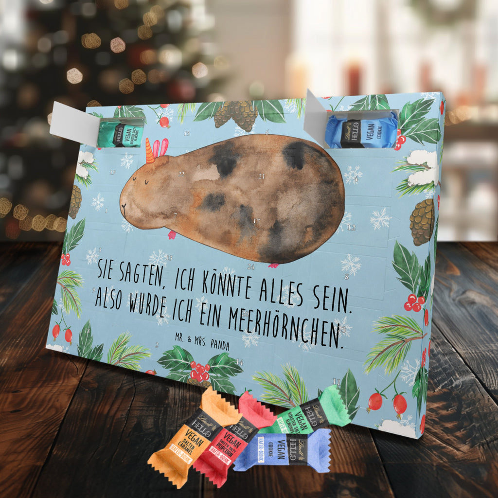 Veganer Adventskalender Einhorn Meerschweinchen Schokoladen Adventskalender, Einhorn, Einhörner, Einhorn Deko, Pegasus, Unicorn, Meerhörnchen, Meericorn, Meerschwein, Meerschweinchen