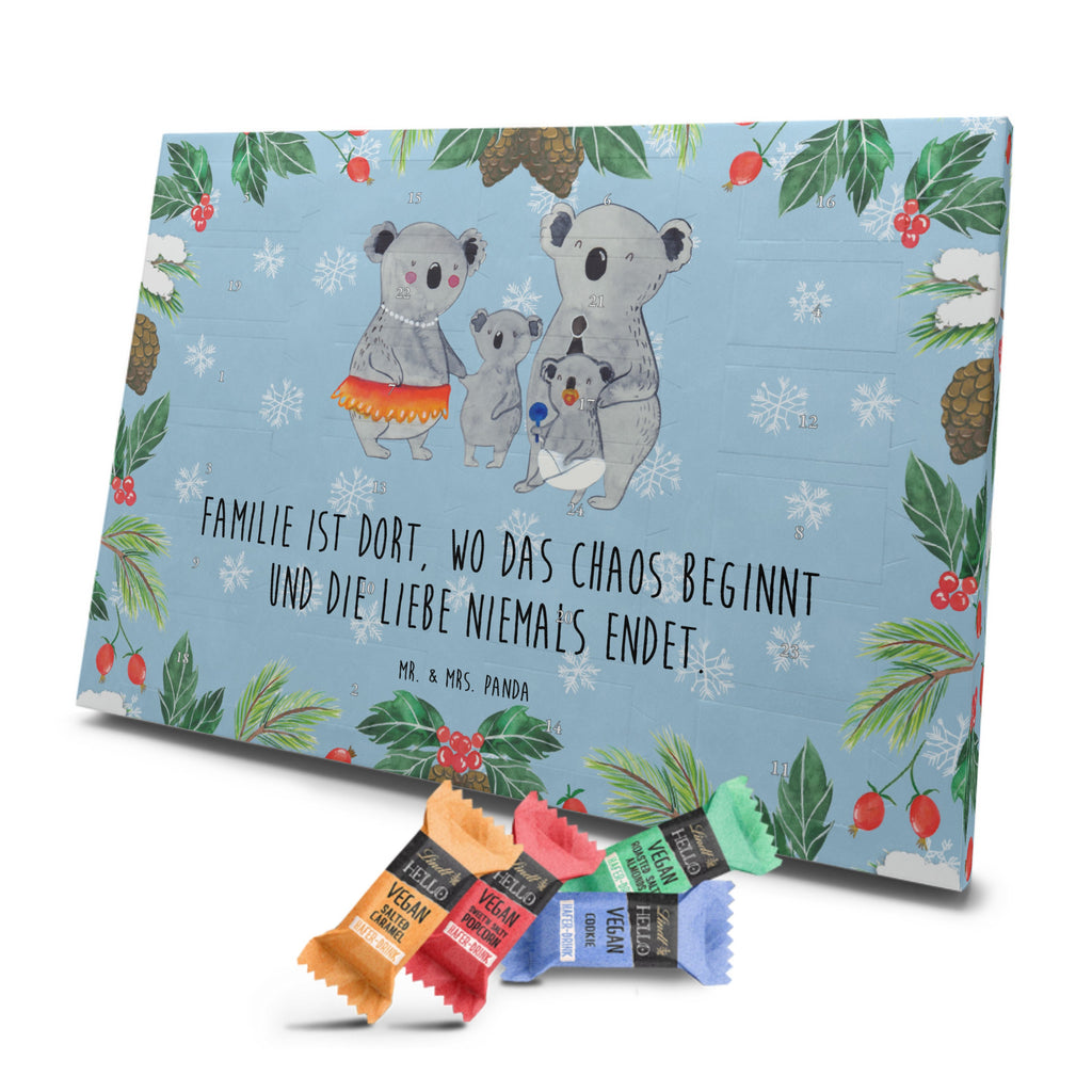 Veganer Adventskalender Koala Familie Schokoladen Adventskalender, Familie, Vatertag, Muttertag, Bruder, Schwester, Mama, Papa, Oma, Opa, Koala, Koalas, Family, Kinder, Geschwister, Familienleben