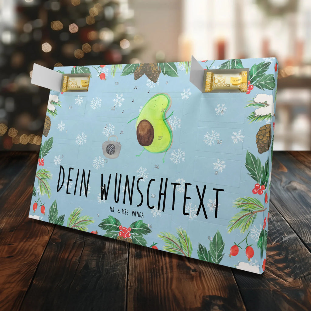 Personalisierter Marzipan Adventskalender Avocado Tanzen Personalisierter Marzipan Adventskalender, Avocado, Veggie, Vegan, Gesund