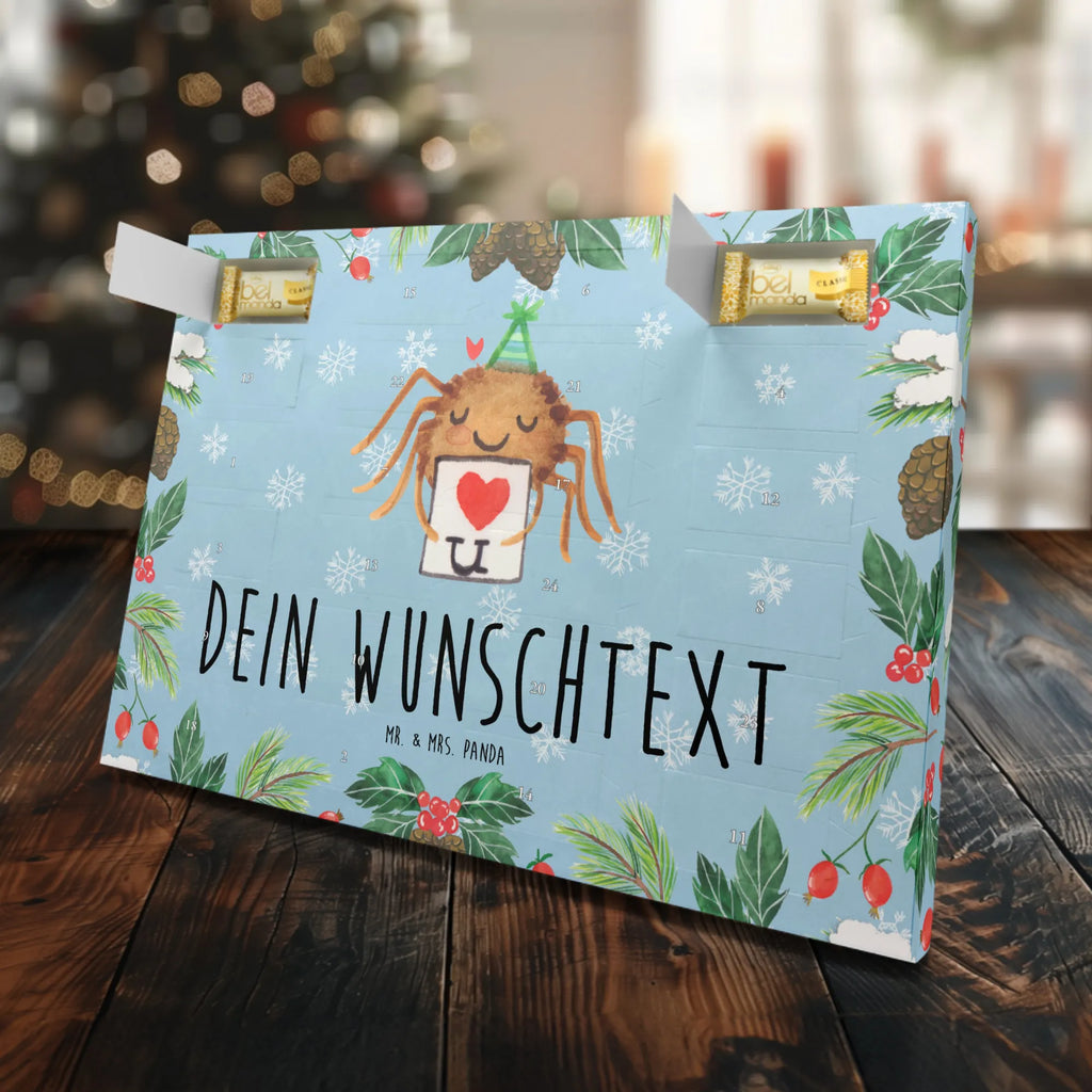 Personalisierter Marzipan Adventskalender Spinne Agathe Brief Personalisierter Marzipan Adventskalender, Spinne Agathe, Spinne, Agathe, Videos, Merchandise, Liebesbeweis, Ich Liebe dich, Heiratsantrag, Verliebt, Liebespaar, Liebesgeschenk, Treuebeweis, Treuetest