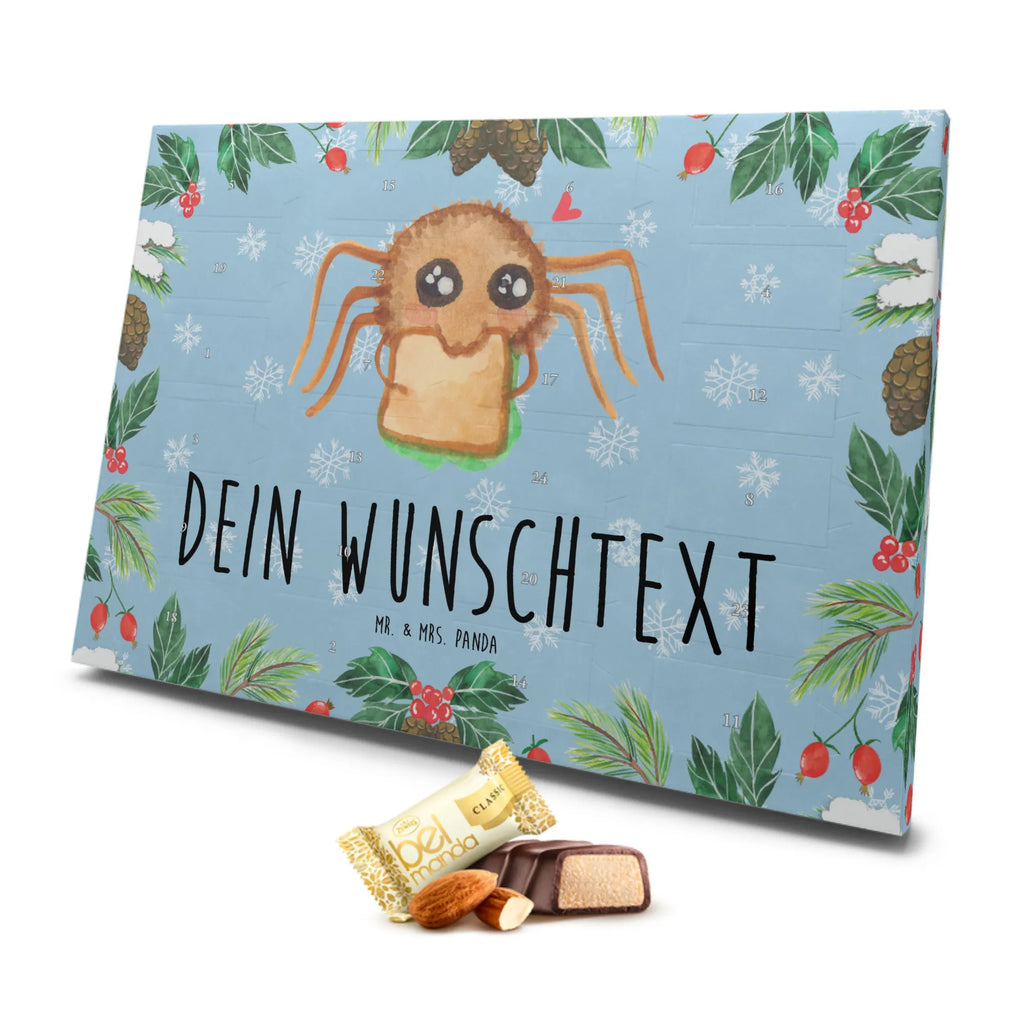 Personalisierter Marzipan Adventskalender Spinne Agathe Sandwich Personalisierter Marzipan Adventskalender, Spinne Agathe, Spinne, Agathe, Videos, Merchandise, Glück, Mut, Hungrig, Verfressen, Lebensfreude, Alles wird gut, Hunger