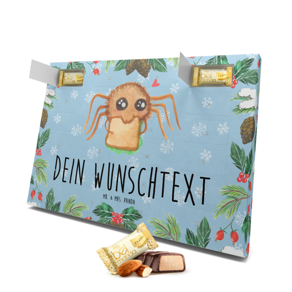 Personalisierter Marzipan Adventskalender Spinne Agathe Sandwich Personalisierter Marzipan Adventskalender, Spinne Agathe, Spinne, Agathe, Videos, Merchandise, Glück, Mut, Hungrig, Verfressen, Lebensfreude, Alles wird gut, Hunger