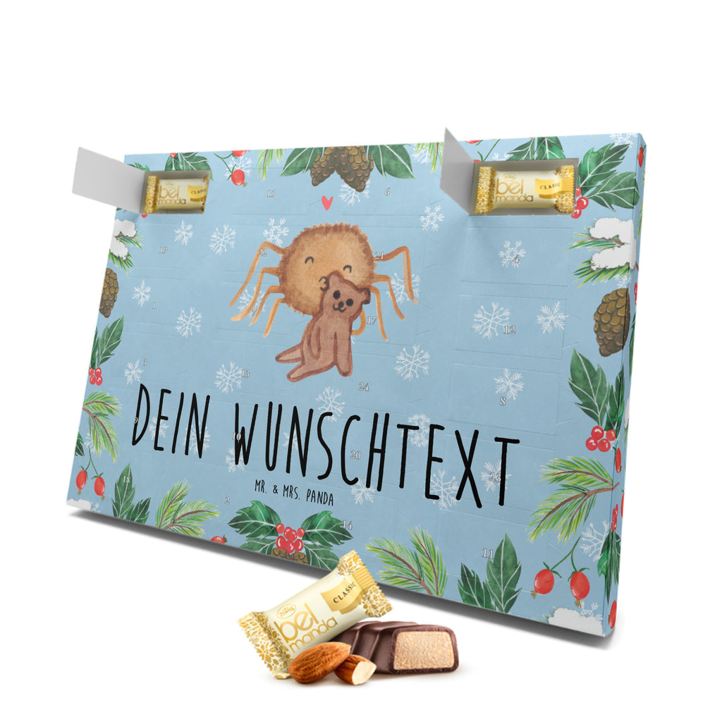 Personalisierter Marzipan Adventskalender Spinne Agathe Teddy Personalisierter Marzipan Adventskalender, Spinne Agathe, Spinne, Agathe, Videos, Merchandise, Freundschaft, Liebesgeschenk, Verliebt, Liebesbeweis, Teddy, Treue, Miteinander, Dankeschön