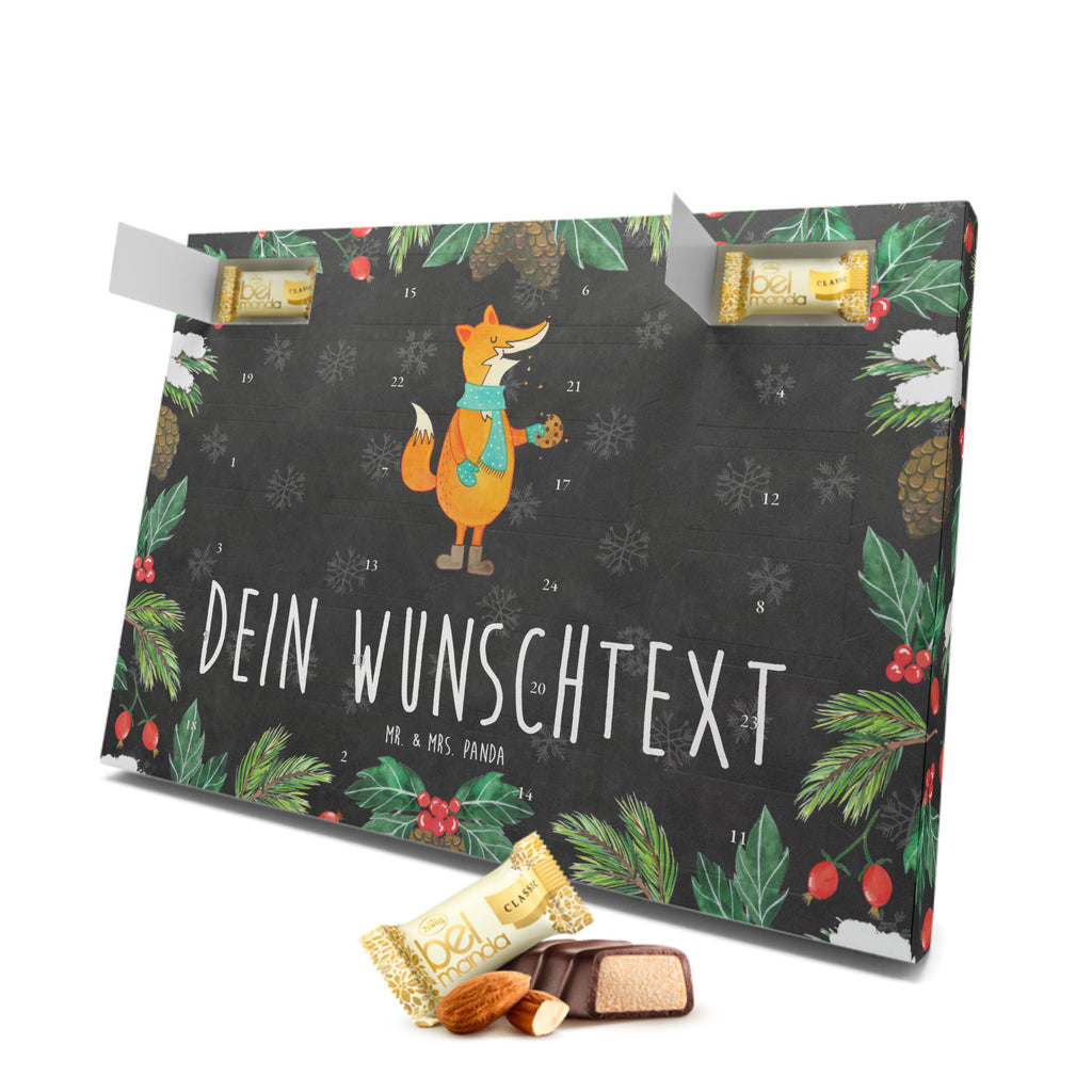 Personalisierter Marzipan Adventskalender Fuchs Keks Personalisierter Marzipan Adventskalender, Fuchs, Füchse, Backen Spruch, Kekse, Winter, Weihnachtszeit, Plätzchen, Liebe, Küche Deko